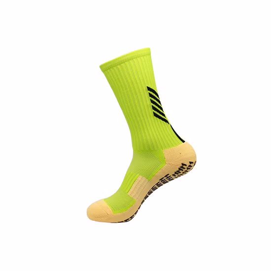 Wholesale Sport Unisex Soccer Football Non Slip Grip Crew Cotton Socks Anti Slip Soccer Men Cotton Basketball Rugby Sports Crew Football Grip Socks