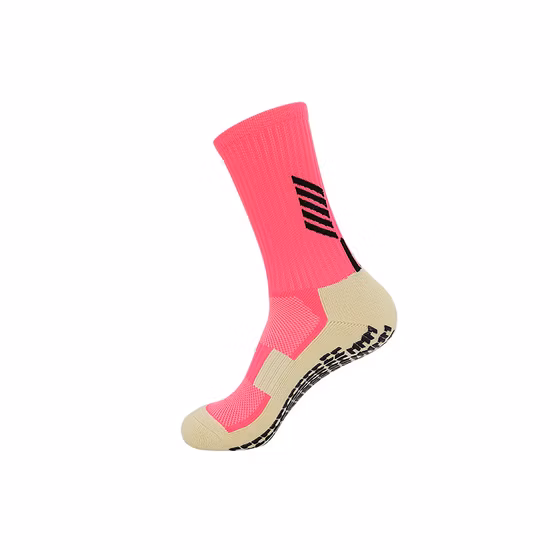 Wholesale Sport Unisex Soccer Football Non Slip Grip Crew Cotton Socks Anti Slip Soccer Men Cotton Basketball Rugby Sports Crew Football Grip Socks