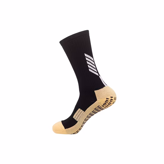 Wholesale Sport Unisex Soccer Football Non Slip Grip Crew Cotton Socks Anti Slip Soccer Men Cotton Basketball Rugby Sports Crew Football Grip Socks